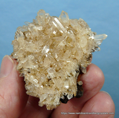 Quartz crystal cluster, mined by ourselves