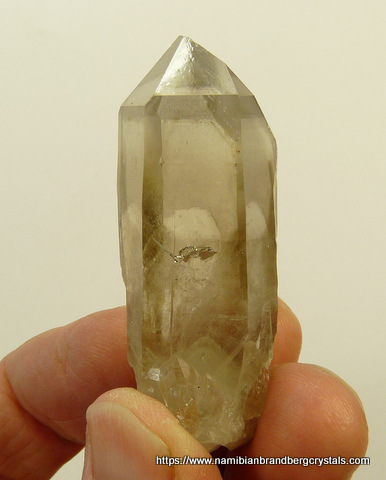 Light smoky quartz crystal