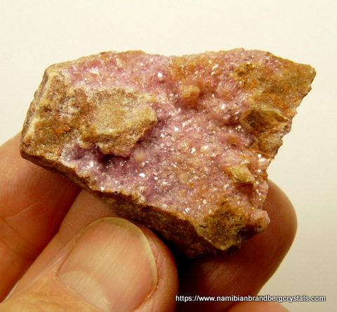 Cobaltoan dolomite on matrix