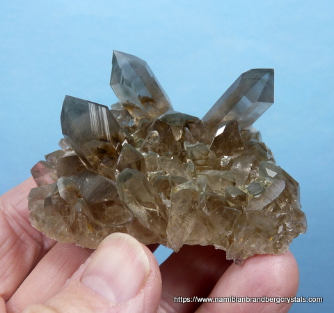 10 lovely smoky quartz specimens