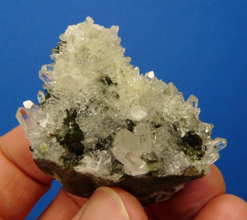 Quartz Crystal Cluster on matrix - Brandberg, Namibia