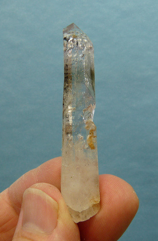 Quartz crystal with beautiful inverted crystals