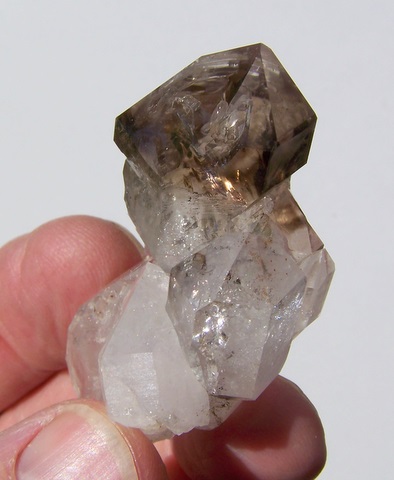 Interesting quartz crystal group, including some windows