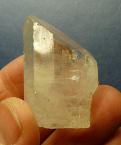 Topaz crystal with minute inclusions