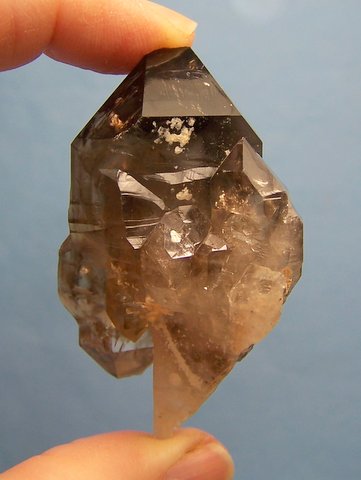 Smoky quartz crystal group, Neu Schwaben, Namibia