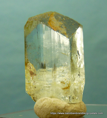 Light blue topaz crystal