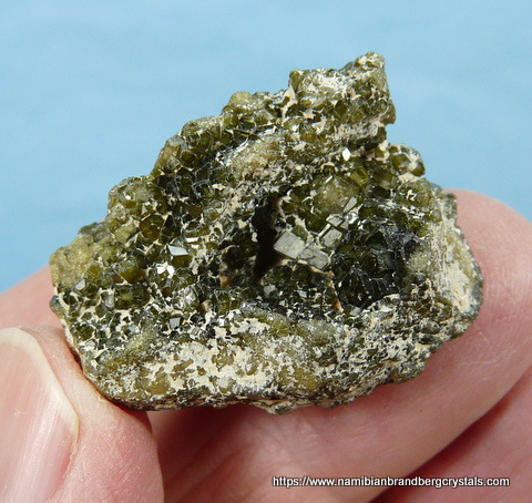 A gemmy, clear topaz crystal