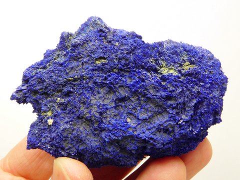 Large nodule of azurite made up of tiny crystals