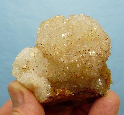 Beautiful, sparkling, drusy quartz crystals