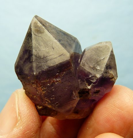 Amethyst quartz crystal group