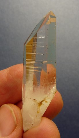 Quartz crystal with lovely growth patterns