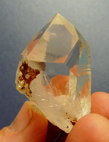Quartz crystal with lovely termination facets